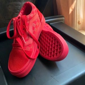 Boys red vans